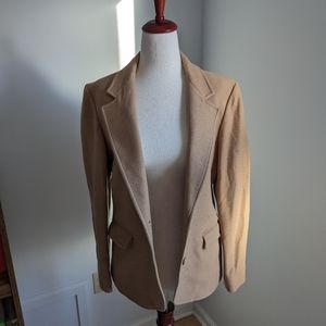 Dalton | Vintage | Wool Blazer | Beige | Size 6